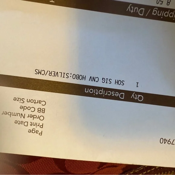 Coach Burgundy Shoulder Bag - Picture 6 of 8